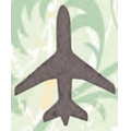 Airplane Plant-A-Shape Bookmark